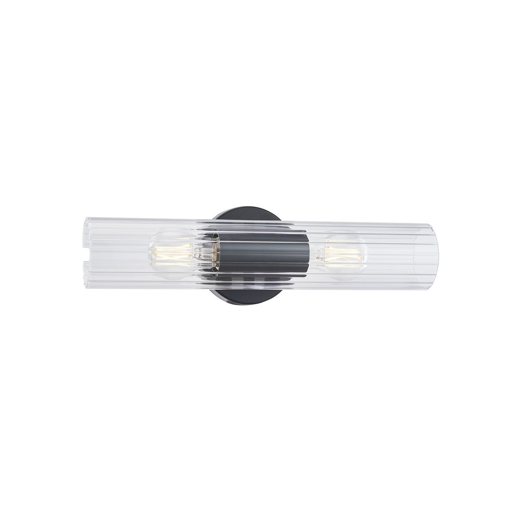 Leo Vanity Light in Black by Avista