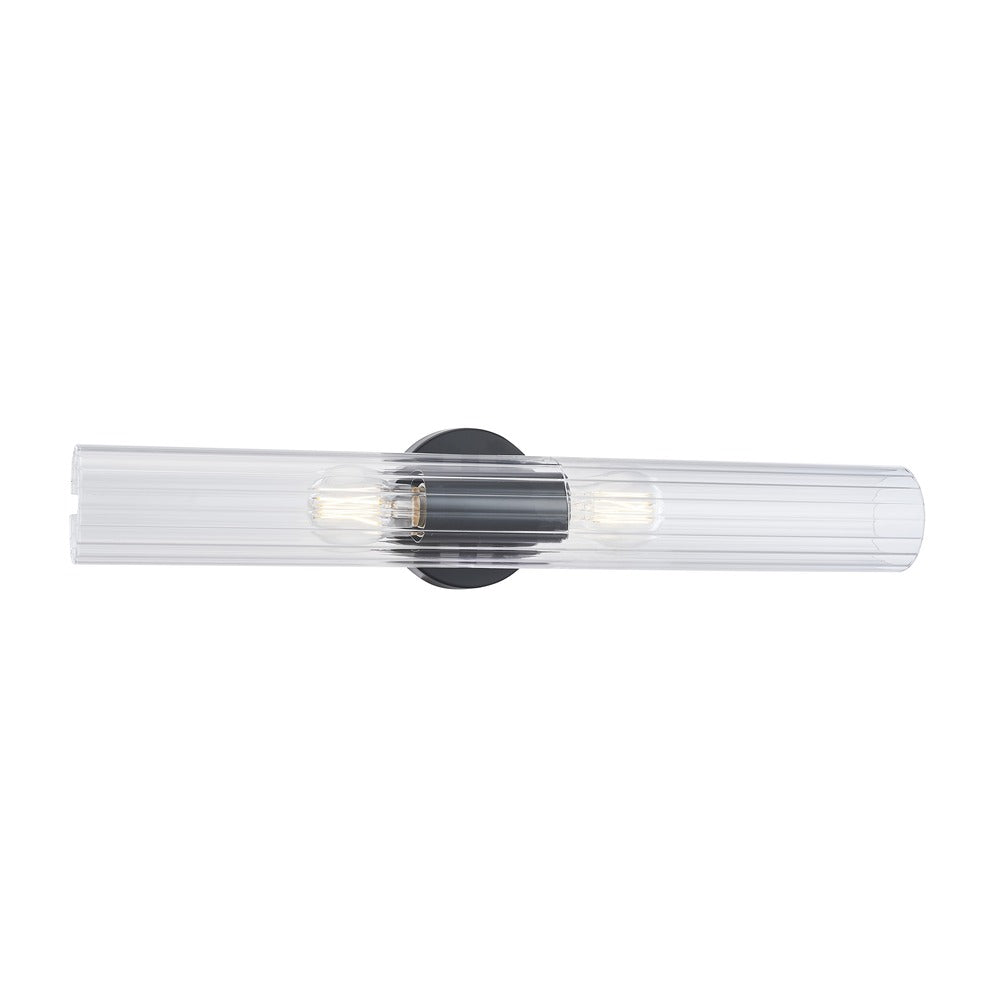 Leo Vanity Light in Black by Avista