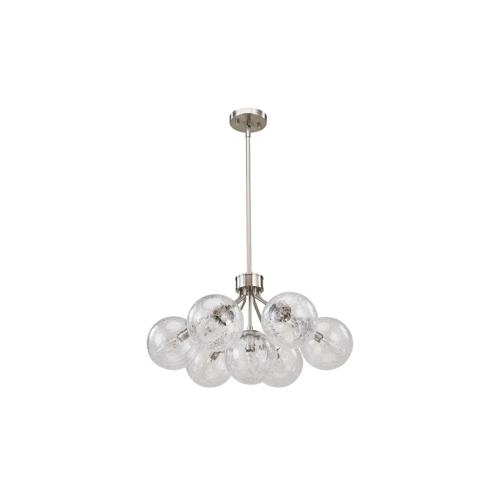 Brook Chandelier in Brushed Nickel by Avista