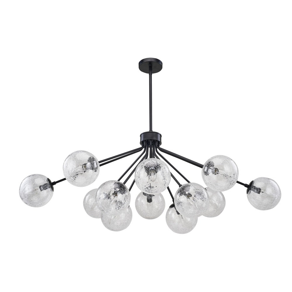 Brook Chandelier in Black by Avista
