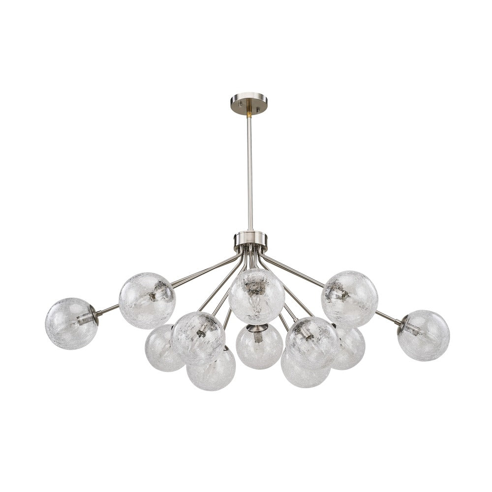 Brook Chandelier in Brushed Nickel by Avista