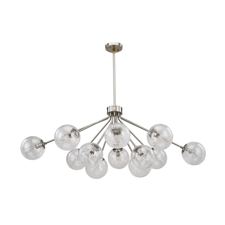 Brook Chandelier in Brushed Nickel by Avista