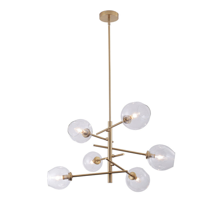 Hillcrest 6-Light Chandelier in Gold by Avista