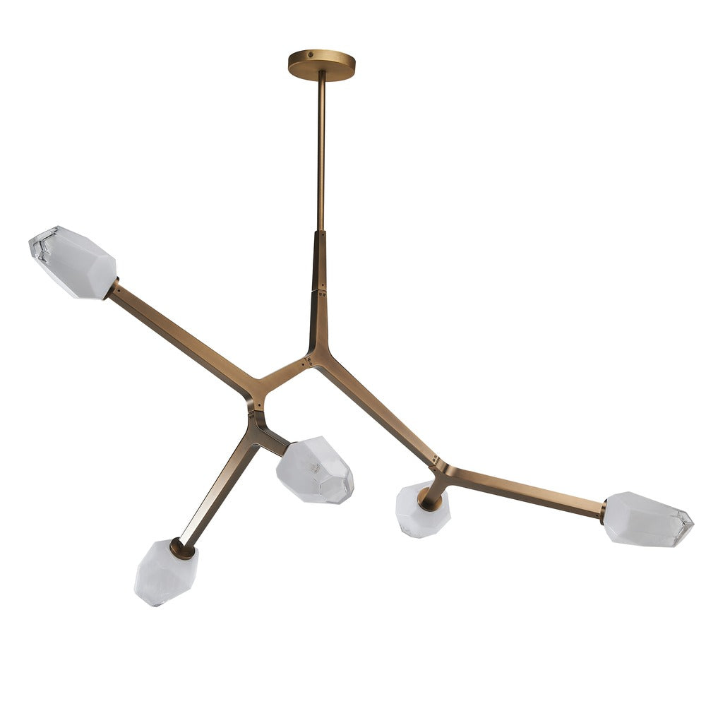 Soho Chandelier in Antique Brass by Avista