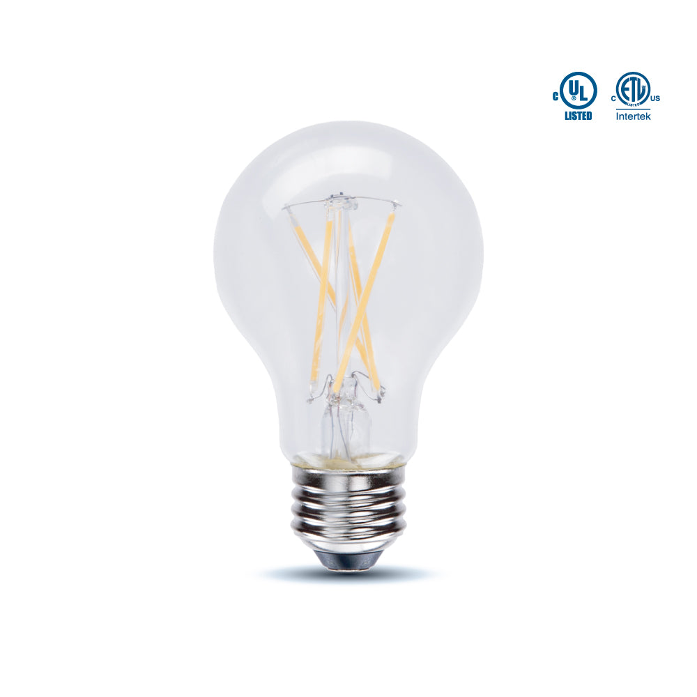 A19 7W Dimmable LED Filament Bulb
