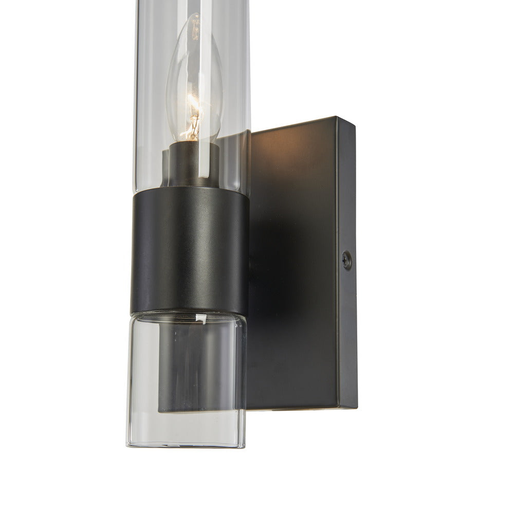 Core Wall Sconce in Black by Avista