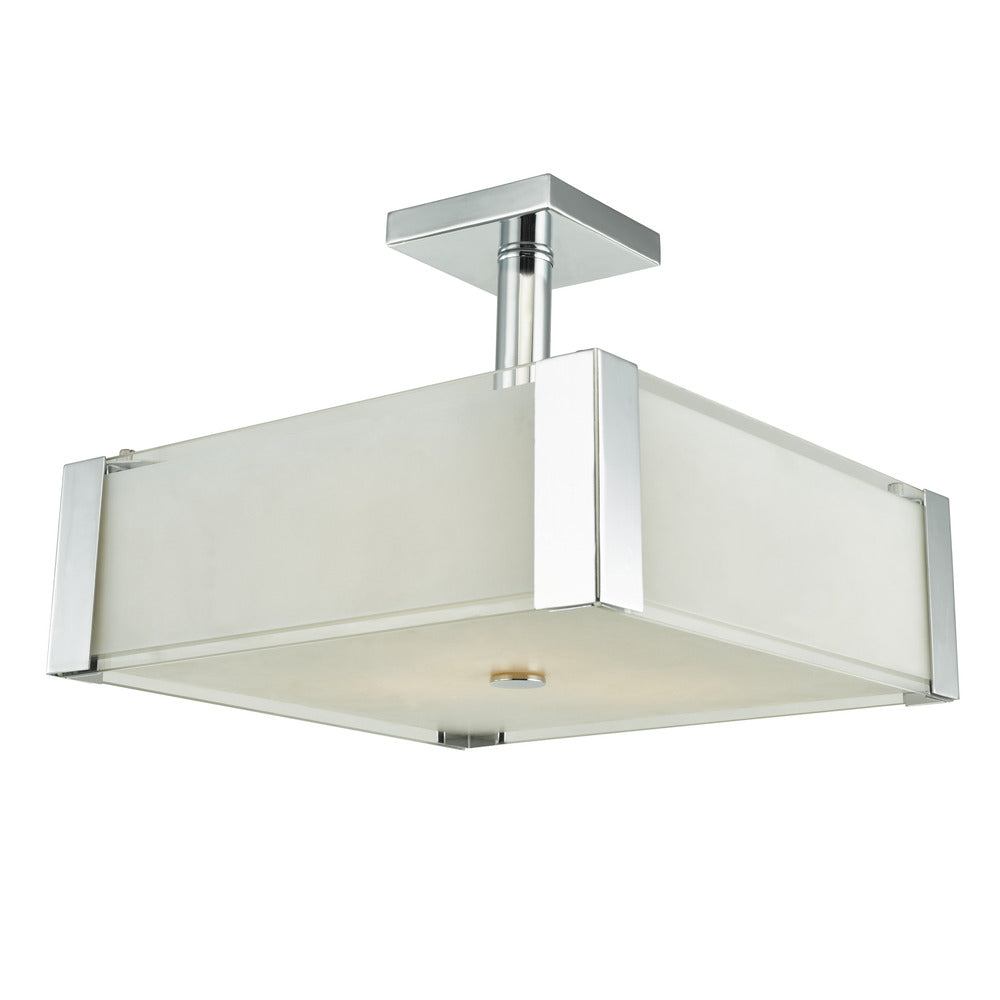 Urban 3-Light Semi-Flush Mount in Chrome by Avista