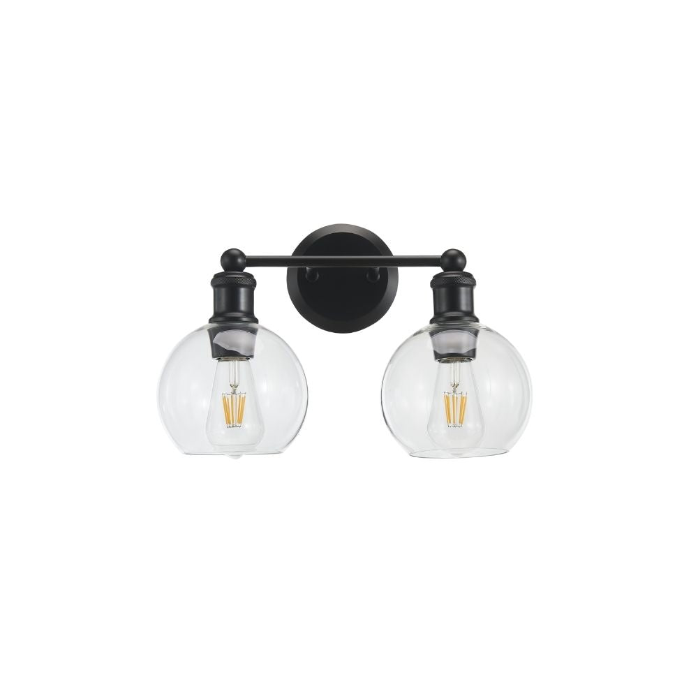 Ash Vanity Light in Black by Avista