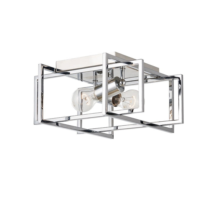 Korson 2-Light Flush Mount in Chrome by Avista