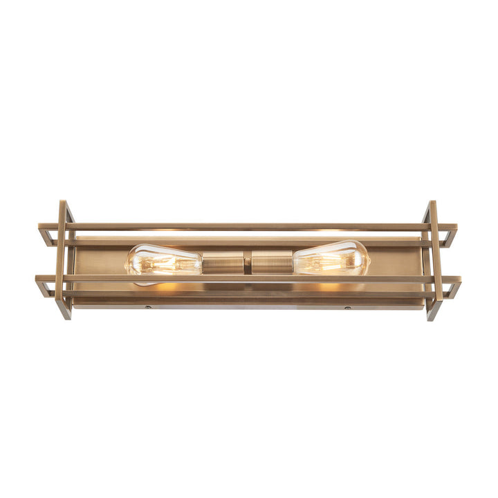 Korson Vanity Light in Antique Brass by Avista
