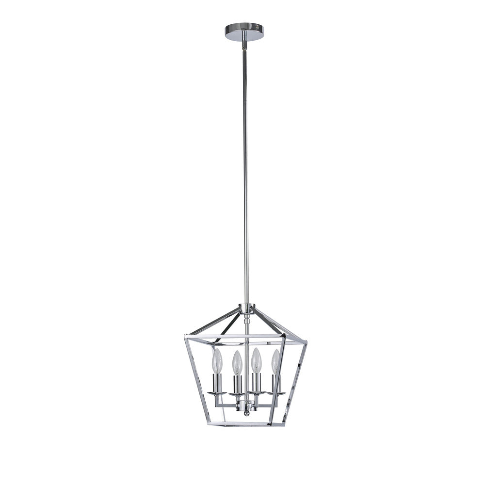 Stratford 4-Light Pendant in Chrome by Avista
