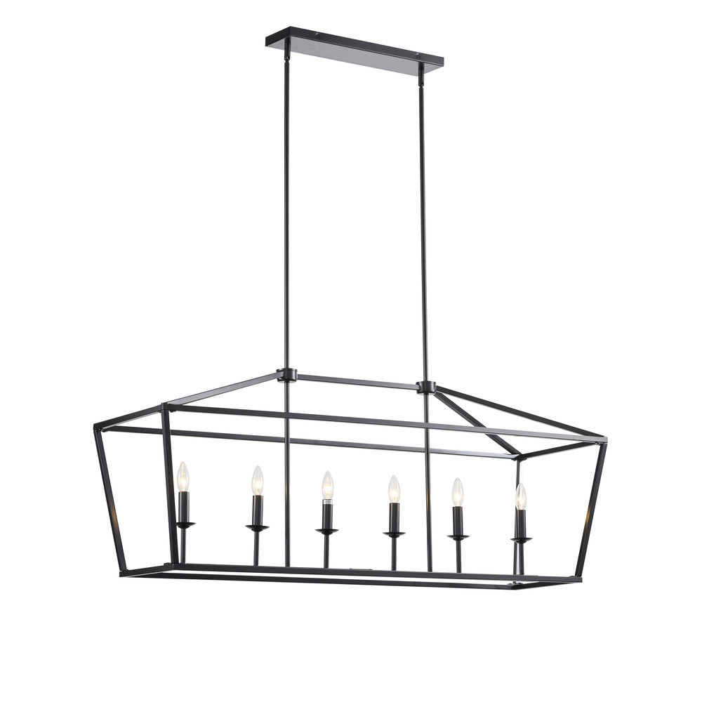 Stratford Chandelier in Black by Avista
