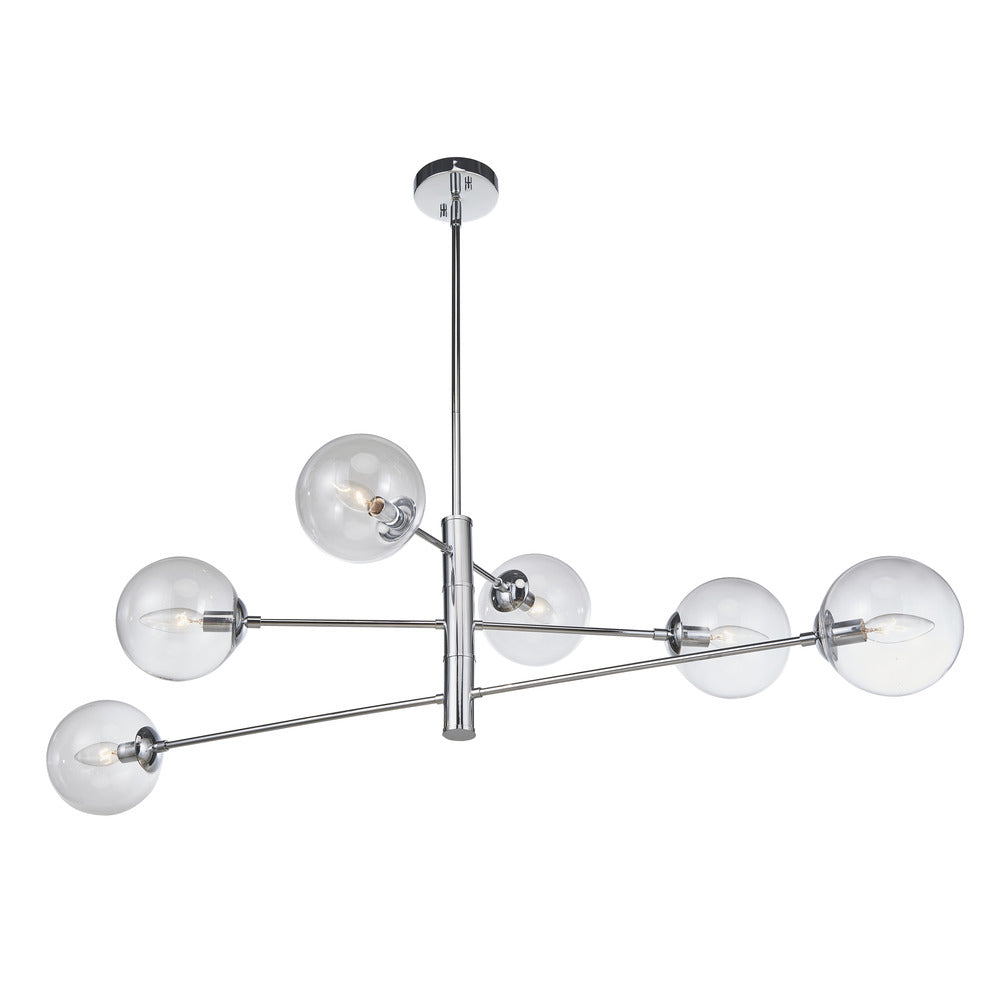 Boca 6-Light Chandelier in Chrome by Avista