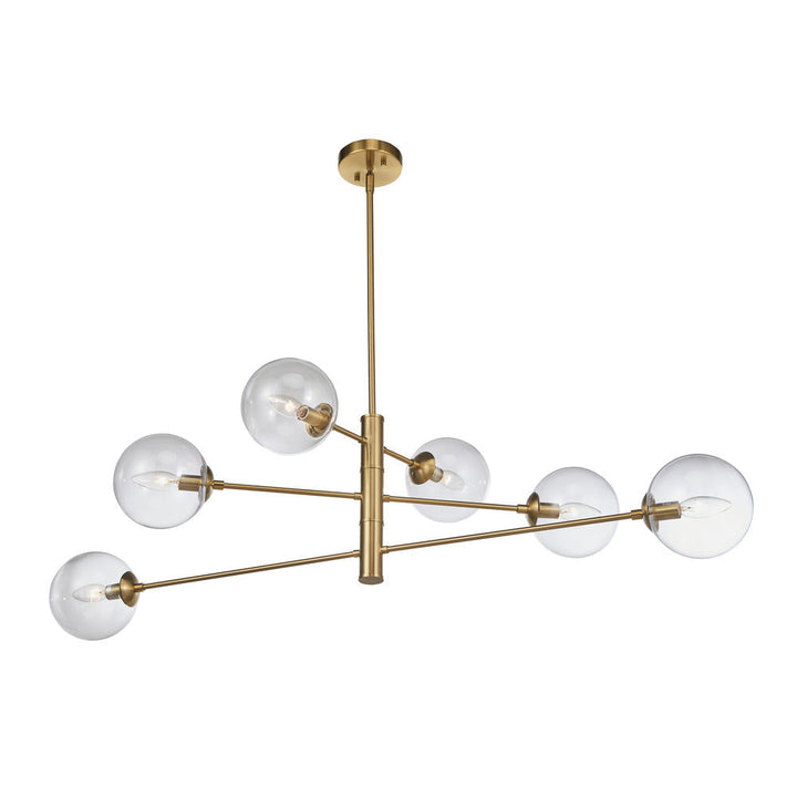 Boca 6-Light Chandelier in Gold by Avista