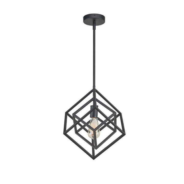 Geometric Pendant in Black by Avista
