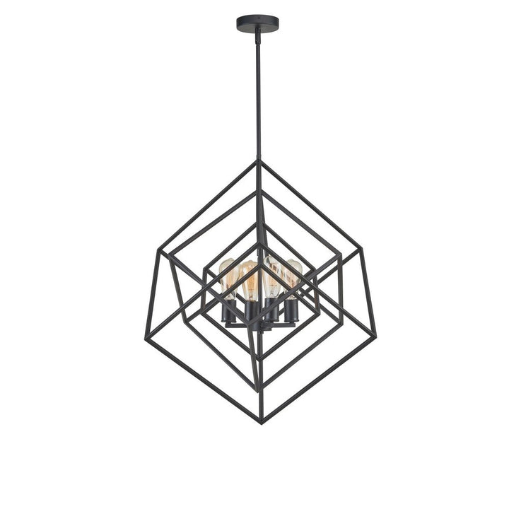 Geometric Chandelier in Black by Avista