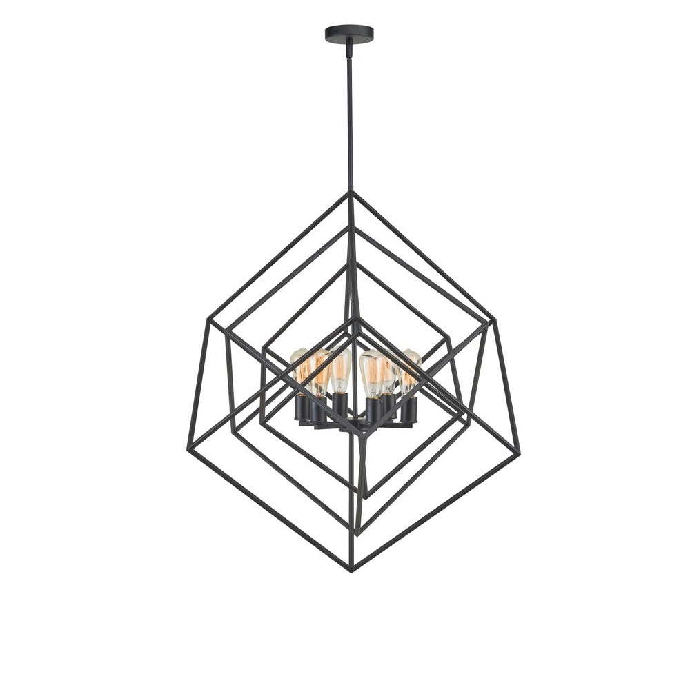 Geometric Chandelier in Black by Avista
