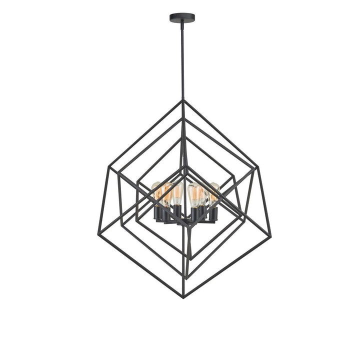 Geometric Chandelier in Black by Avista