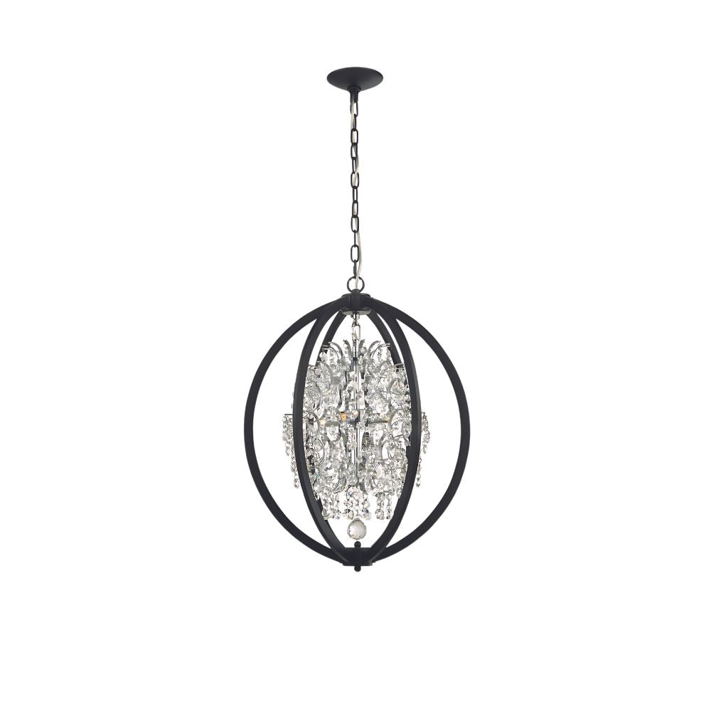 Belair Chandelier in Black by Avista