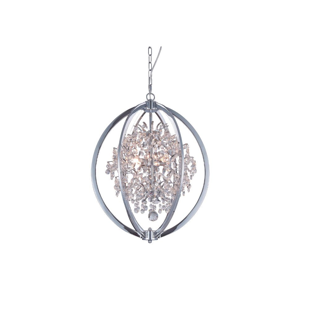 Belair Chandelier in Chrome by Avista