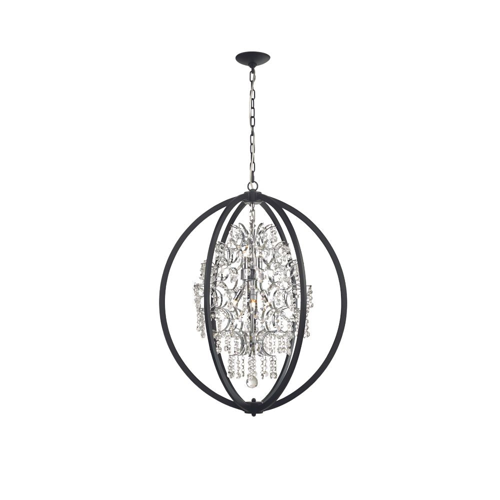 Belair Chandelier in Black by Avista