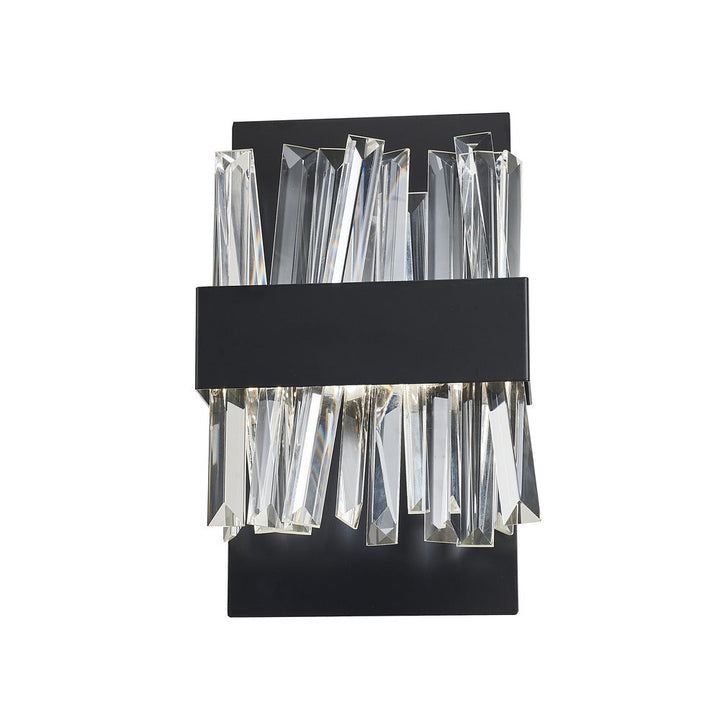 Geo LED Wall Sconce in Black by Avista