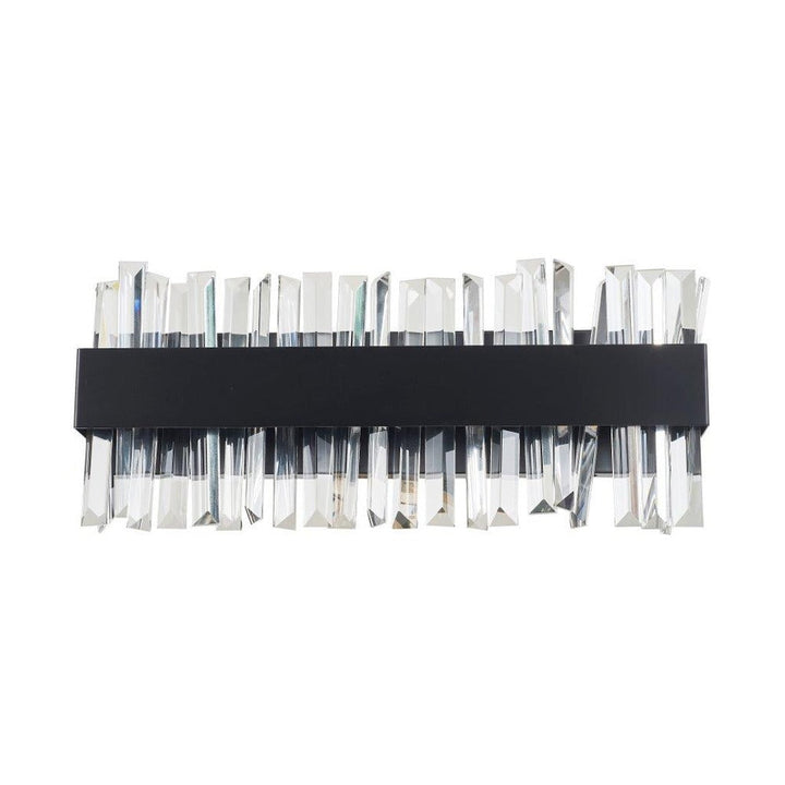 Geo LED Vanity Light in Black by Avista
