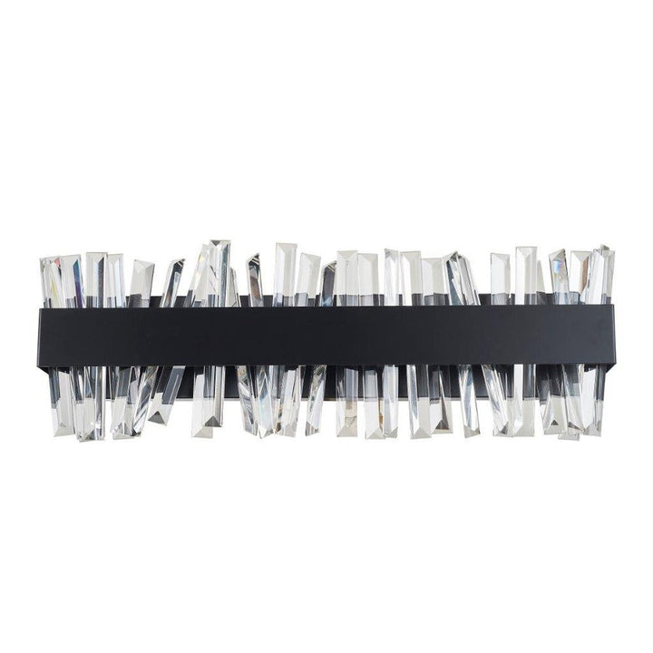 Geo LED Vanity Light in Black by Avista