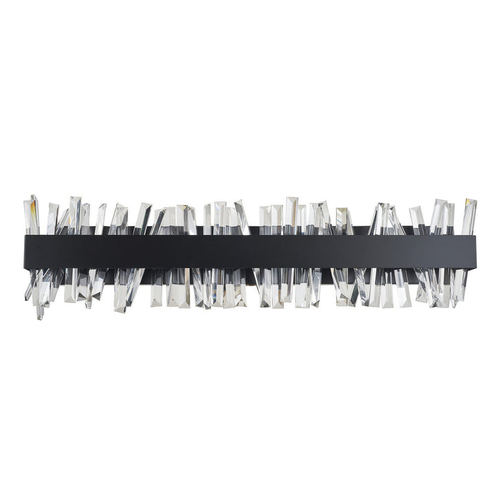 Geo LED Vanity Light in Black by Avista