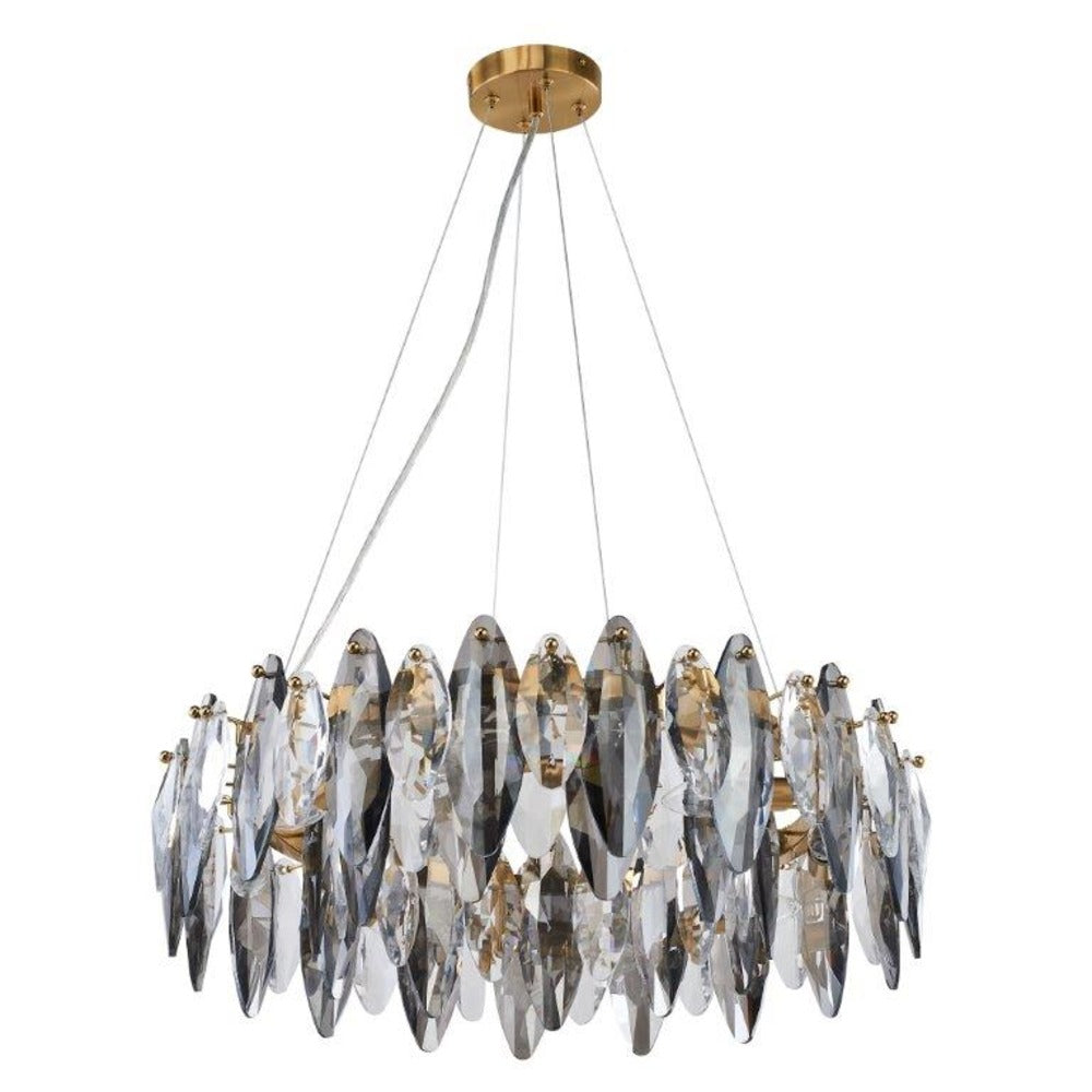 Glimmer LED Chandelier, 8-Light 24", by Avista