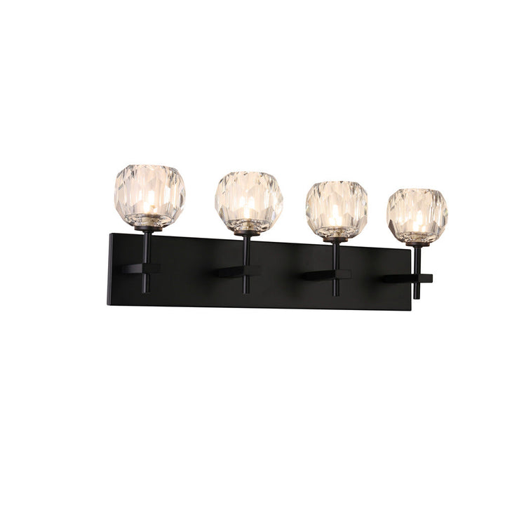Hampton Vanity Light in Matte Black by Avista