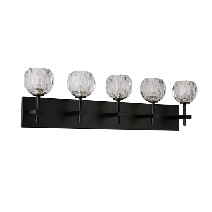 Hampton Vanity Light in Matte Black by Avista