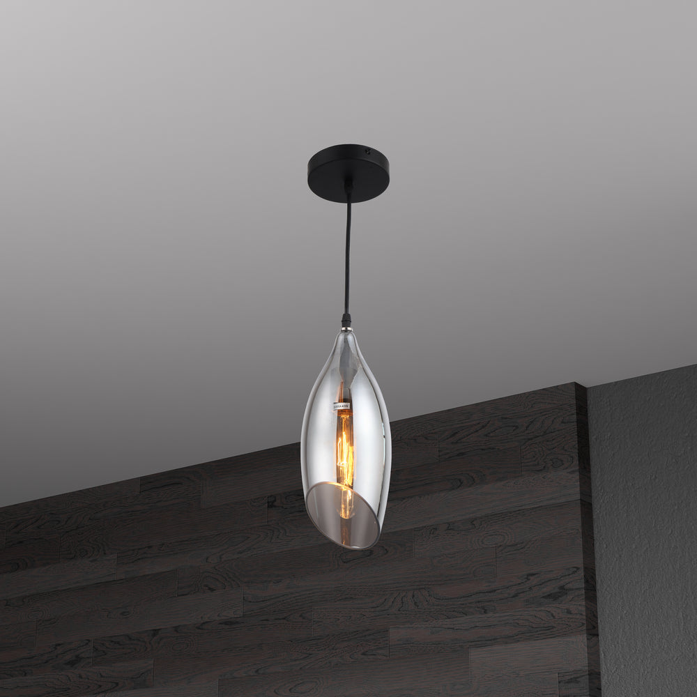 Abba 1 Light Incandescent Pendant by Dainolite - view 2
