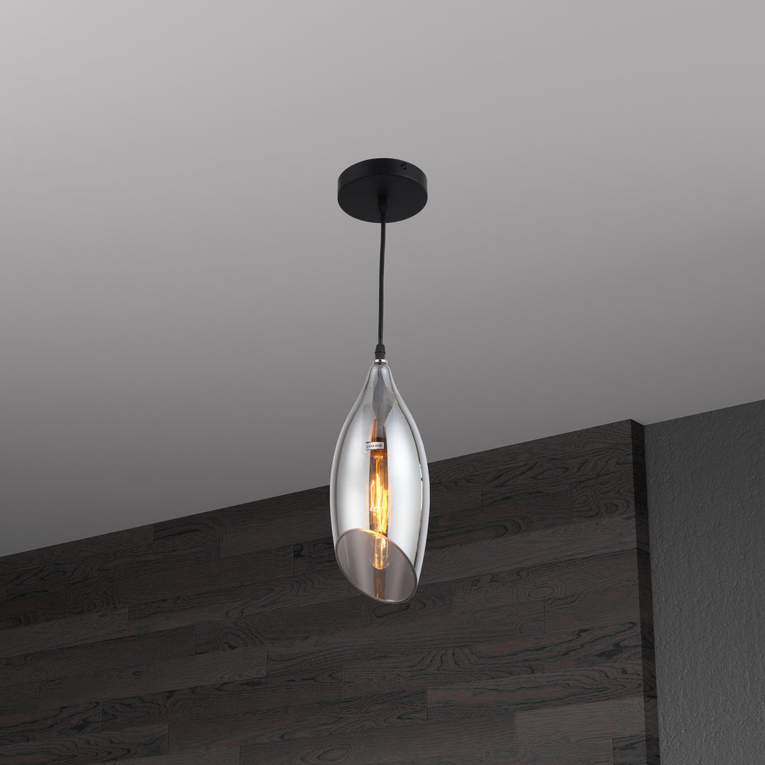 Abba 1 Light Incandescent Pendant by Dainolite - view 2