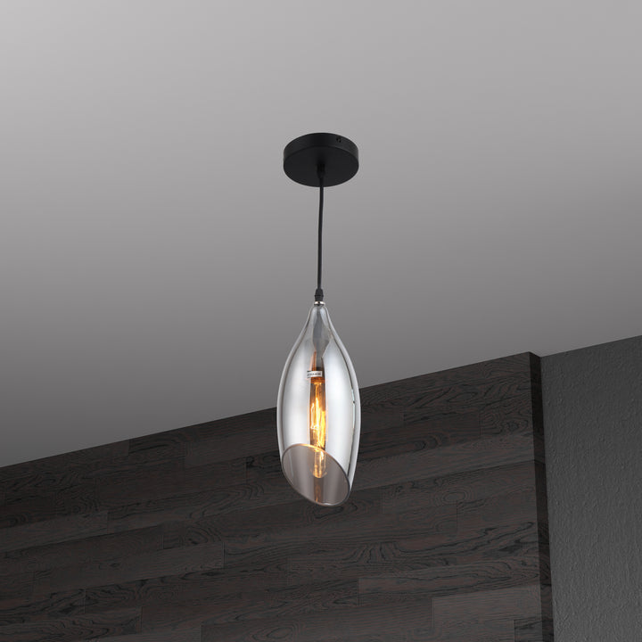 Abba 1 Light Incandescent Pendant by Dainolite - view 2