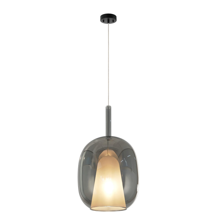 Dusk Pendant in Smoke by Artcraft Lighting