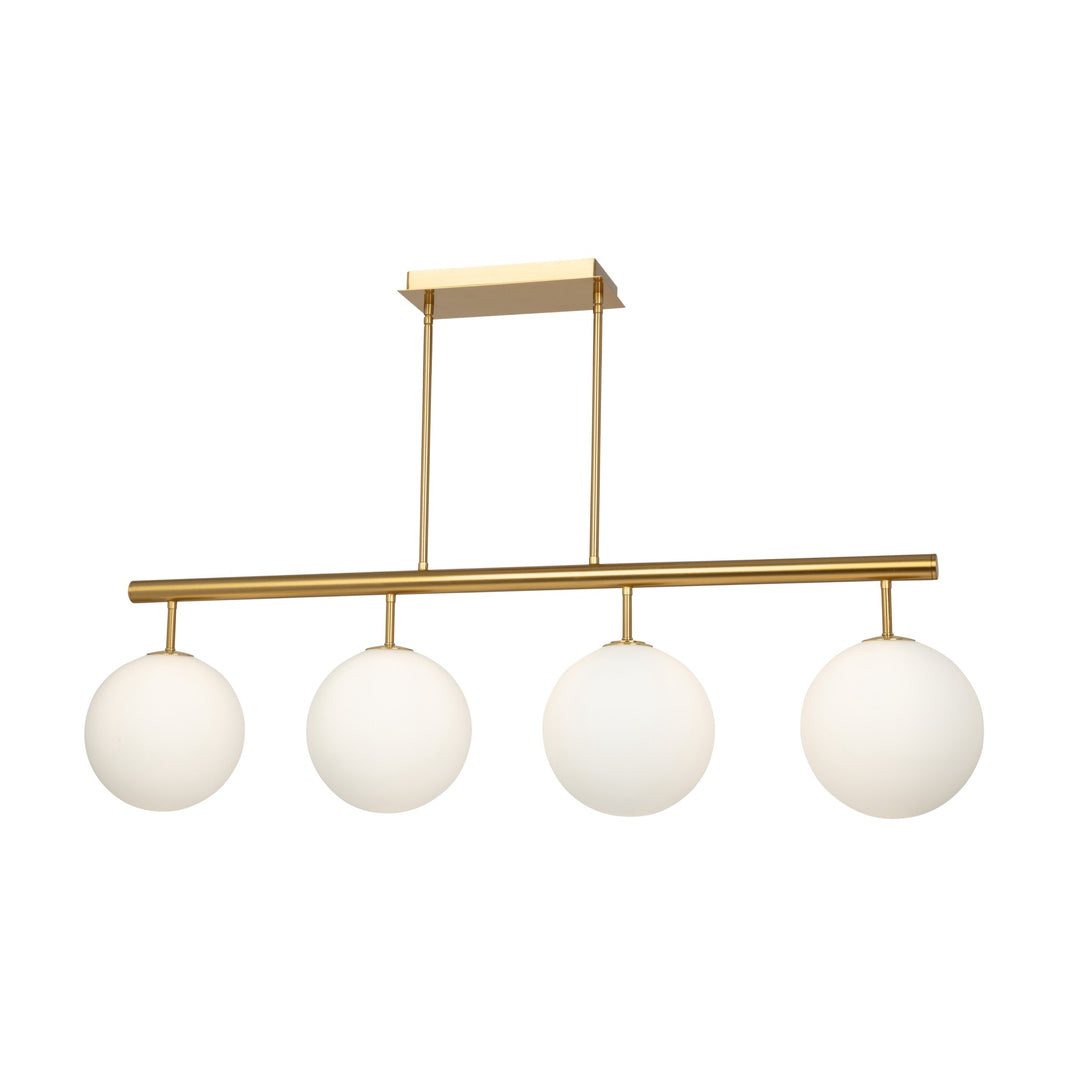 Aurelia Linear Pendant / Island Light in Brass by Artcraft Lighting