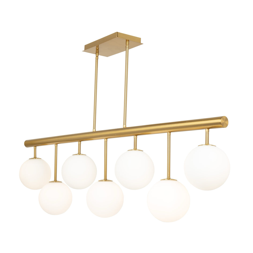 Aurelia Linear Pendant / Island Light in Brass by Artcraft Lighting