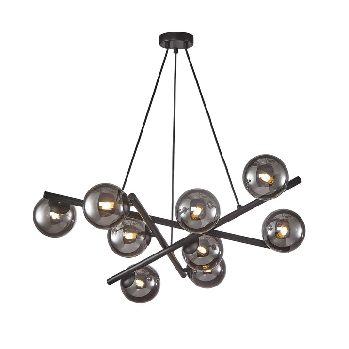Modena Chandelier in Matte Black by Artcraft Lighting