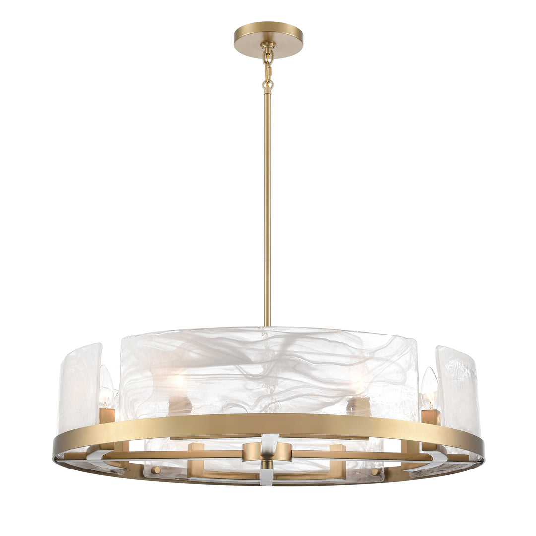 Skye Chandelier, 8 Light / 28" W, by Artcraft Lighting