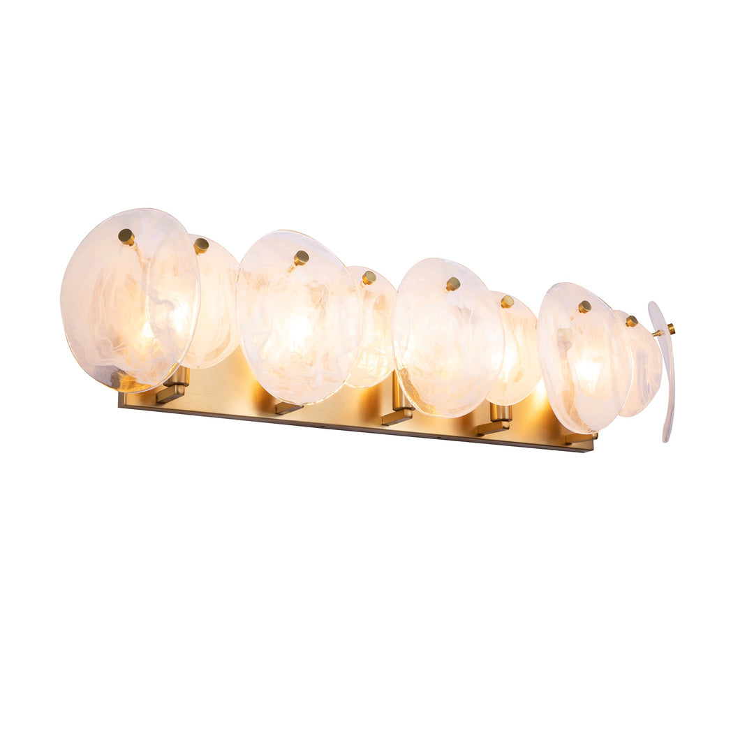 Lily Vanity Light, 5 Light / 34.6" W, by Artcraft Lighting