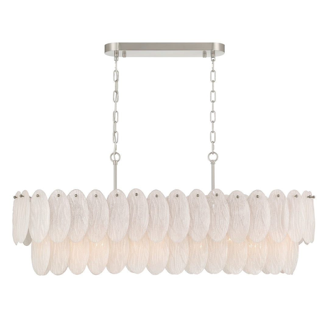 Serena 9 Light Linear Pendant / Island Light by Artcraft Lighting