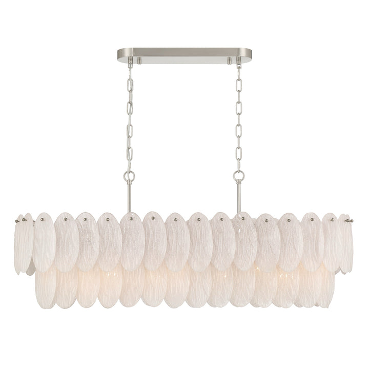 Serena 9 Light Linear Pendant / Island Light by Artcraft Lighting