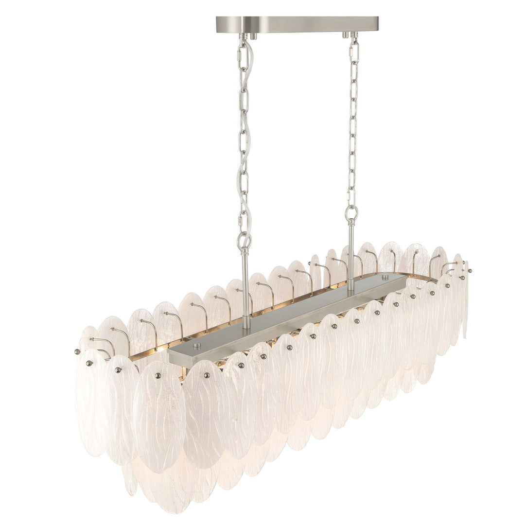 Serena 9 Light Linear Pendant / Island Light by Artcraft Lighting - view 5