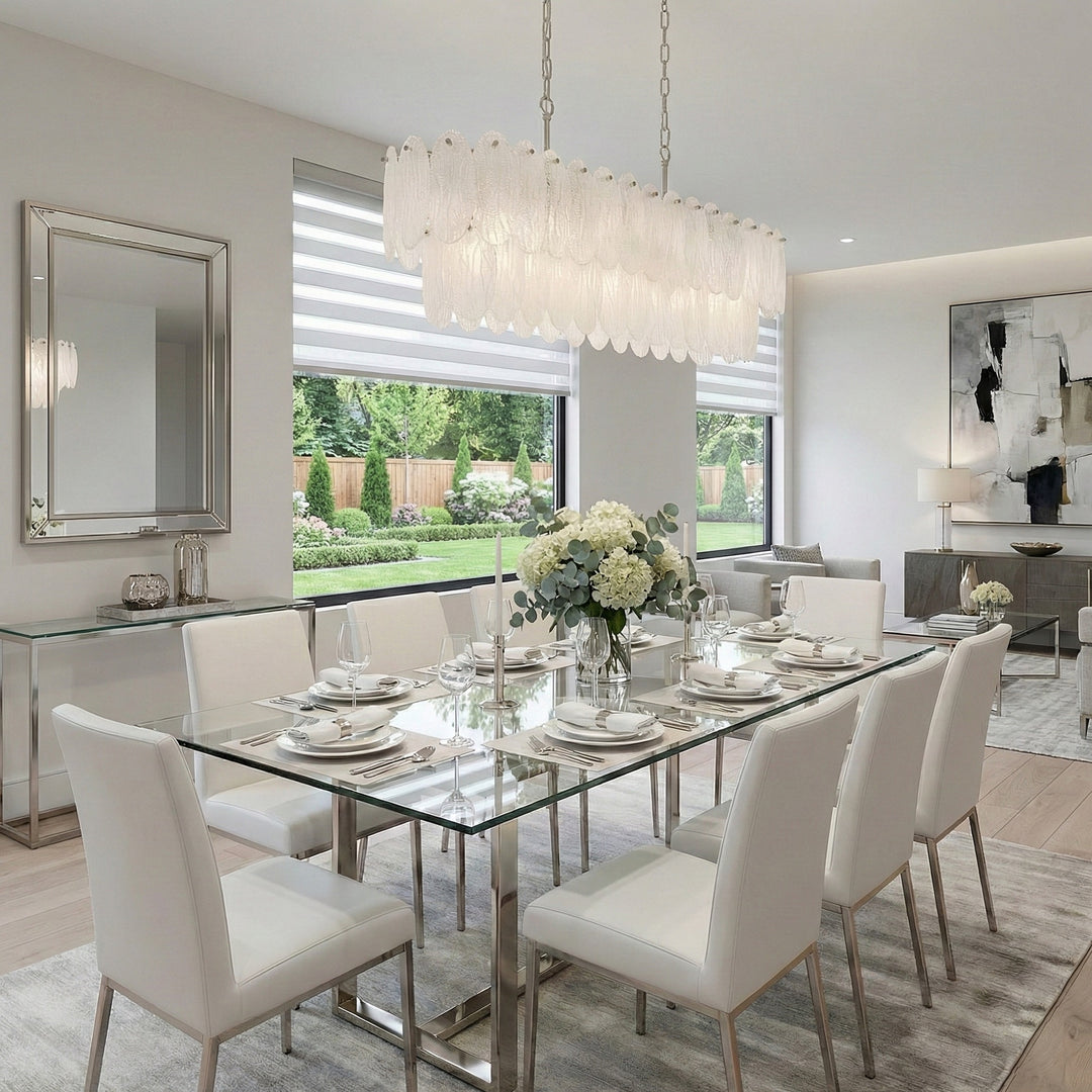 Serena 9 Light Linear Pendant / Island Light by Artcraft Lighting - view 6
