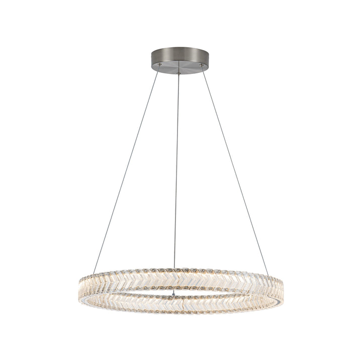 Chevron Pendant, 23.6" W, by Artcraft Lighting