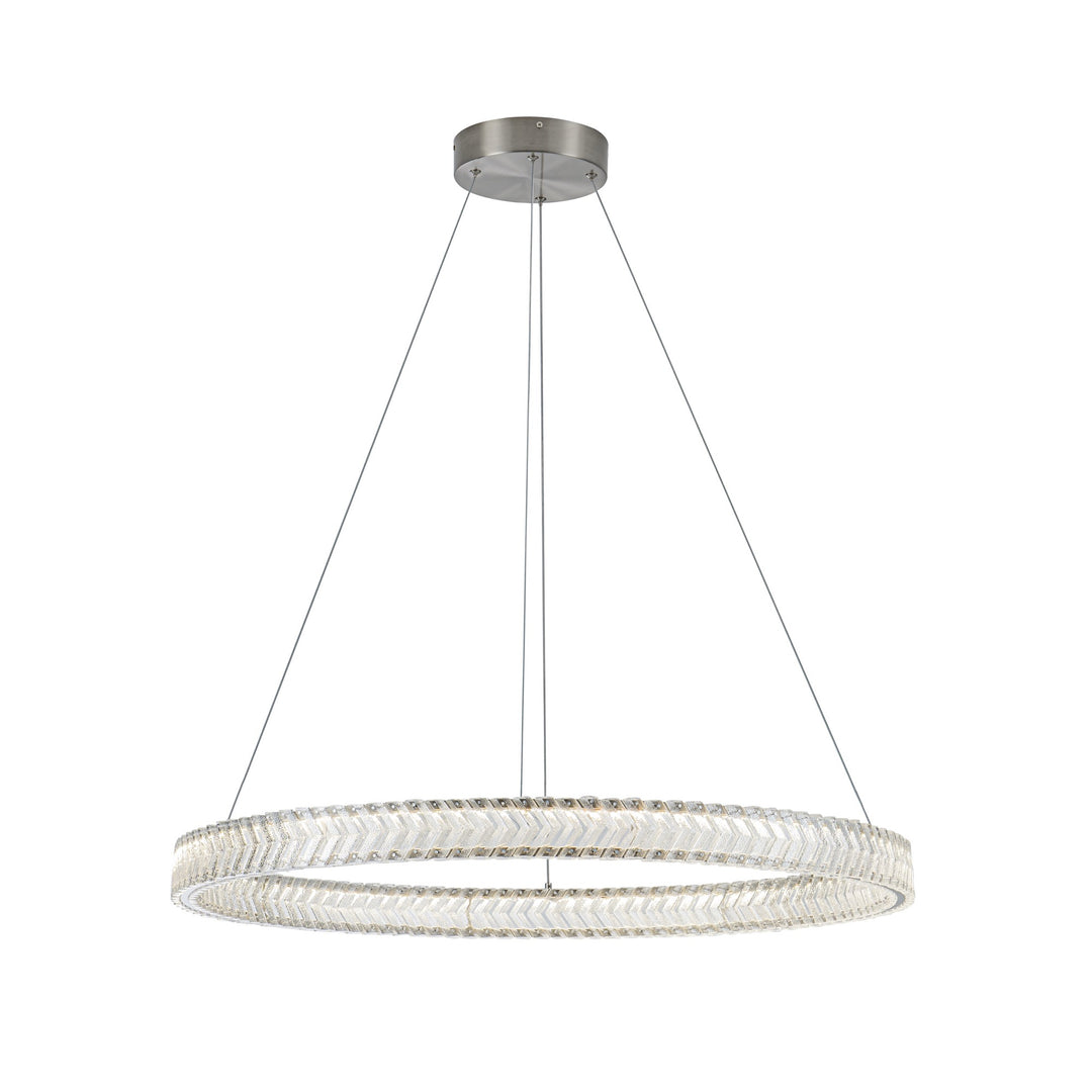 Chevron Pendant, 31.5" W, by Artcraft Lighting