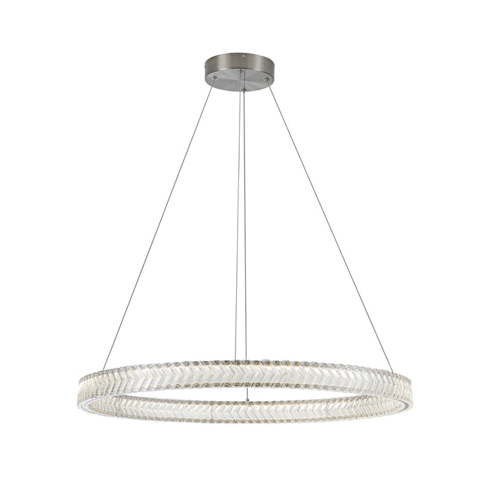 Chevron Pendant, 31.5" W, by Artcraft Lighting