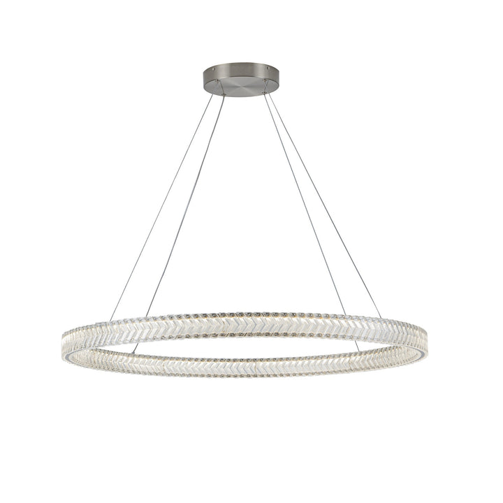 Chevron Pendant, 39.4" W, by Artcraft Lighting