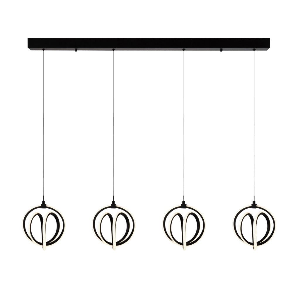 Rose 4 Light Linear Pendant / Island Light